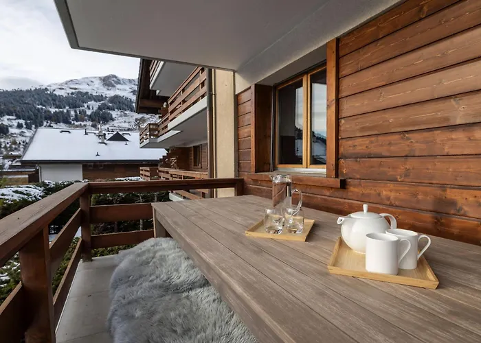 La Ruinette-cosy 2-bed, 2-bath In Centre Apartamento Verbier